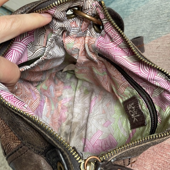 The Sak Genuine Leather Crossbody Bag Beautiful Brown - Picture 12 of 16